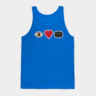 I Love Hockey Tank Top